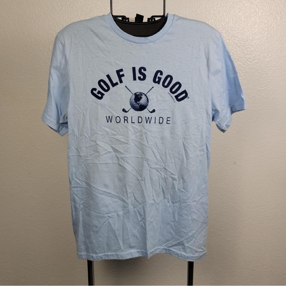 Life is Good Men's Light‎ Blue Tee - Short Sleeve